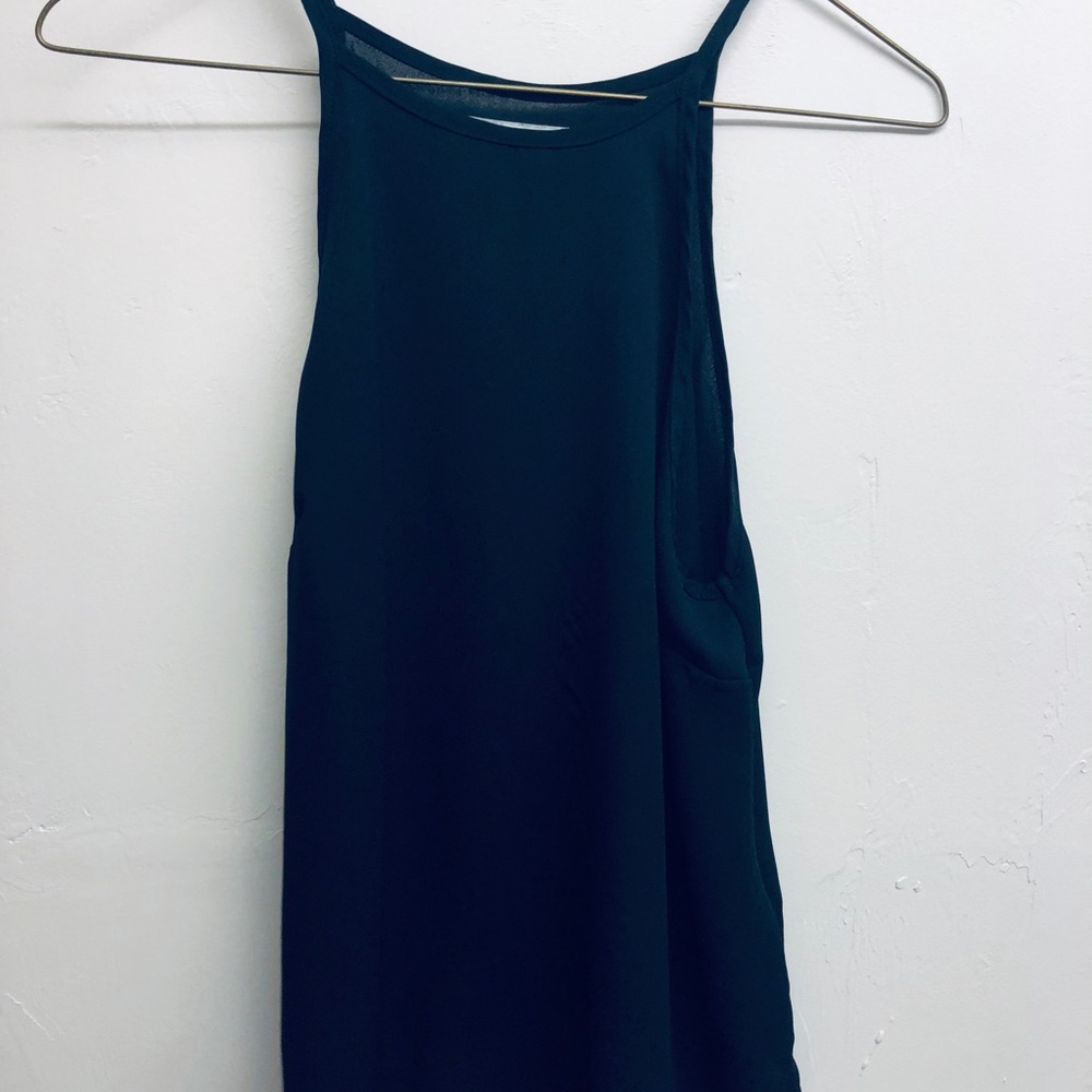 Abercrombie High Neck Black Tank Top